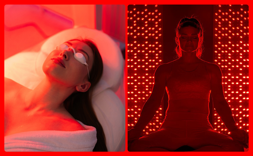 Red Light Therapy Eyes Open or Closed